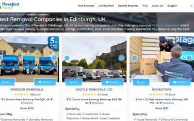 Kingdom Removals listed on Three Best